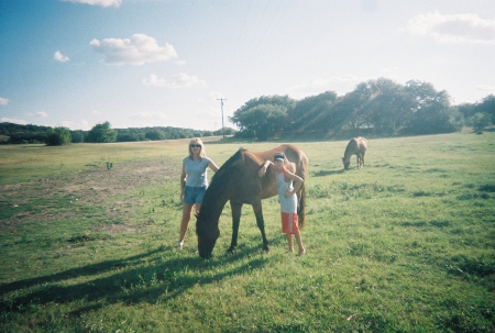 Guest Ranch in South Texas with my son Tommy