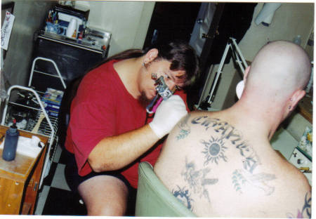 me tattooing