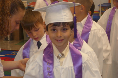 AJ, graduated from Kindergarden 2007