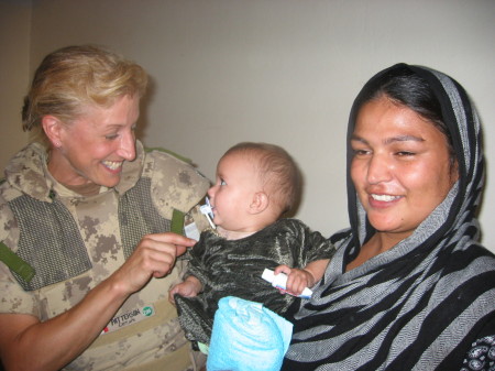 Judy in Afghanistan Nov '05