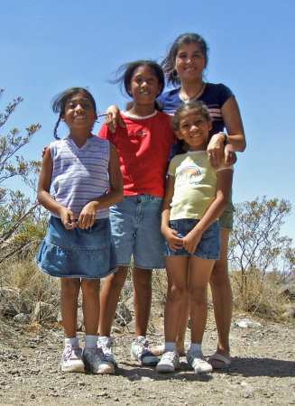 My daughters and me in New Mexico