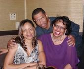 My mom, step dad and me