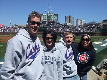 Cubs Game With Our Best Friends Mike And Lisa!!