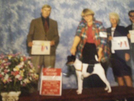 Me and AKC Champion/International Champion, "Maybelline"