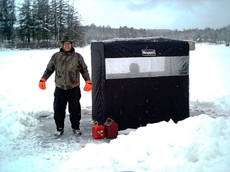 ice fishing