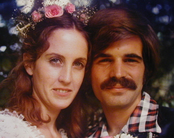 Our wedding in 1973