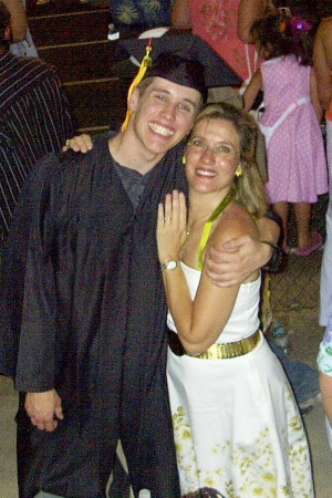 Connie and Matt at graduation