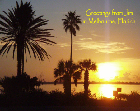 Greetings from Melbourne, Fla.