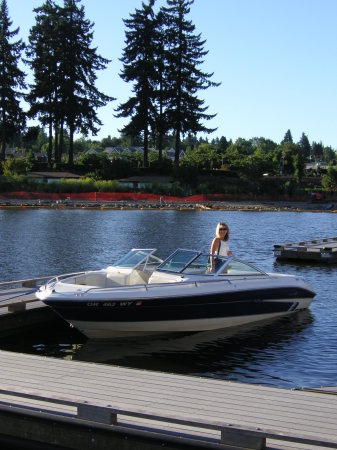 On the lake in Lake Oswego, OR