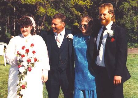 my wedding,me,my dad,mom,and chico