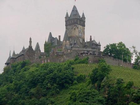 Cochem castle on the Mosel River, Germany