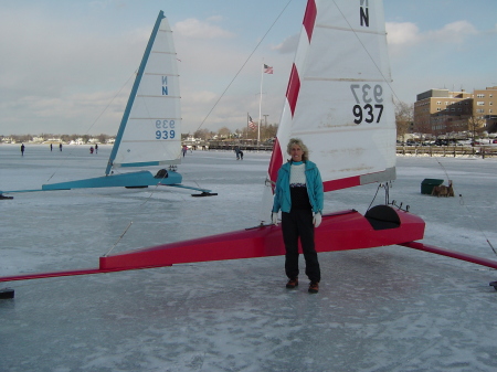 Shrewsbury Ice Boating on the Navesink