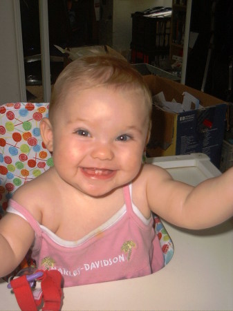 My youngest Danielle 10 months old July 2006
