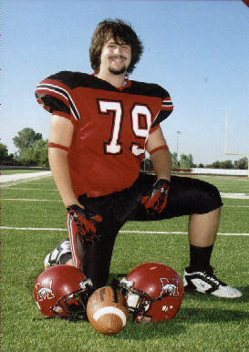 This is my son's Junior Football Picture!