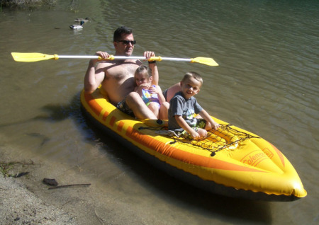 Me, Skylar and Connor at Bass Lake, CA