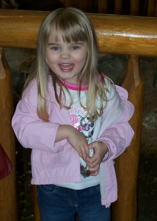 Our daughter McKenzie at four years old