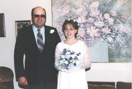 Dad and Sis on her Wedding Day