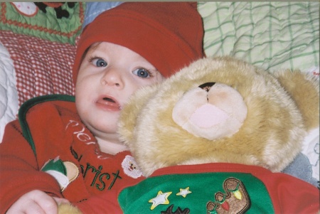 jordan w christmas bear