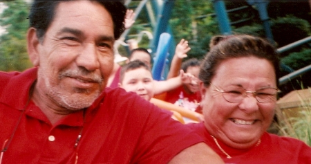 Dad and mom at Disney