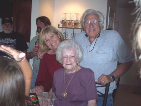 me, Gate and his 100 year old Mom Albertine.