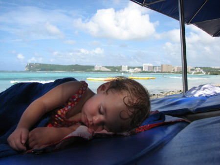 Beach nappin