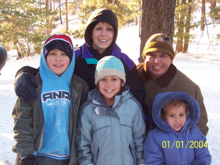 My Family-Mount Lemmon, AZ December 30th 2006