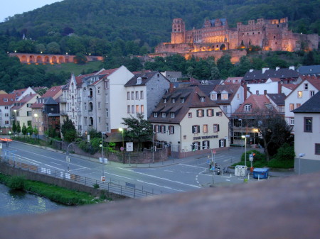 Germany 2006 - Heidleberg Castle from Bridge