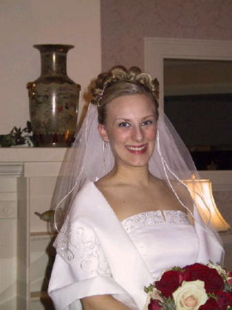 GRANDDAUGHTER DEANNA AT HER WEDDING