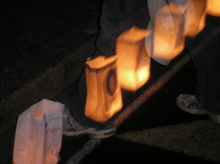 Luminaria ceremony