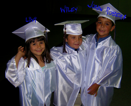 Wiley's Friends at Kindergarten Graduation
