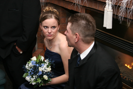 Myself and one of sharons groomsmen jeremy