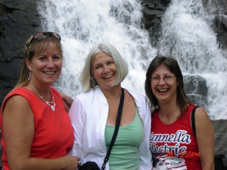 Janice with Terry and Terri in Lake Tahoe