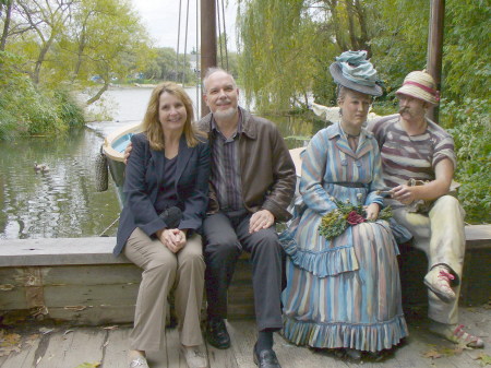 Jo and John at sculpture garden