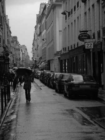 Paris, Rue Jacob in the Rain