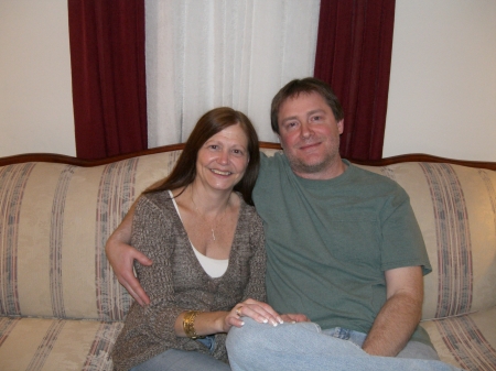 Me & my husband Dion Christmas 08