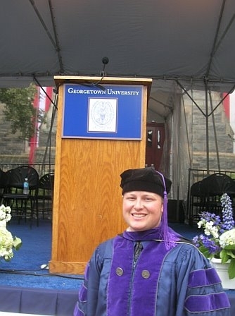 I graduated from law school last May.