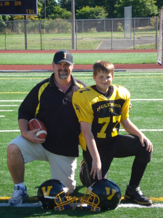 Jeff with Chase Football 2008