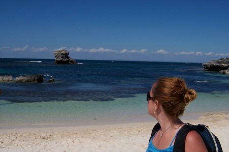 2005 Overlooking snorkling grounds at Rottnest Island, Perth-Australia