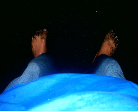 My feet in blacksand Kalapna Puna,HI
