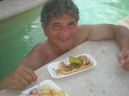 Poolside picnic Cozumel  May 11