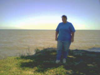 In front of Lake Erie