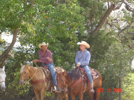 Wesley & Vance at Ranch Rodeo 10/08