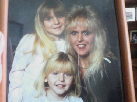 Me and my girls Dawn and Stevie...back in the 80's