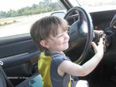 Charlie Driving Daddys Truck!