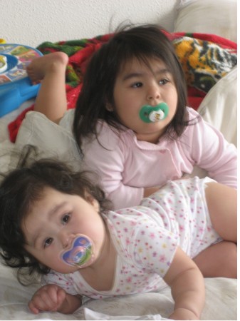 My little sweeties- granddaughters