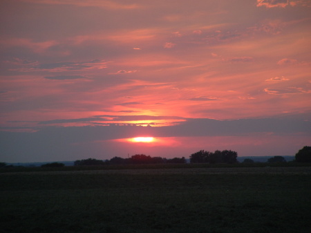 Sunset in Montana