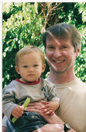 Me and my grandson Leif: October '05