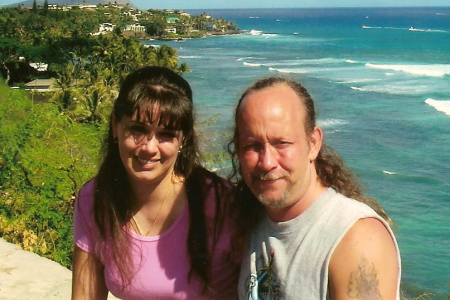 Me and my husband in Hawaii