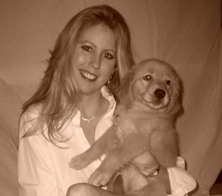 Me and my new pup-July '06