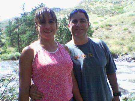 Sis and me at Poudre Canyon, Colorado